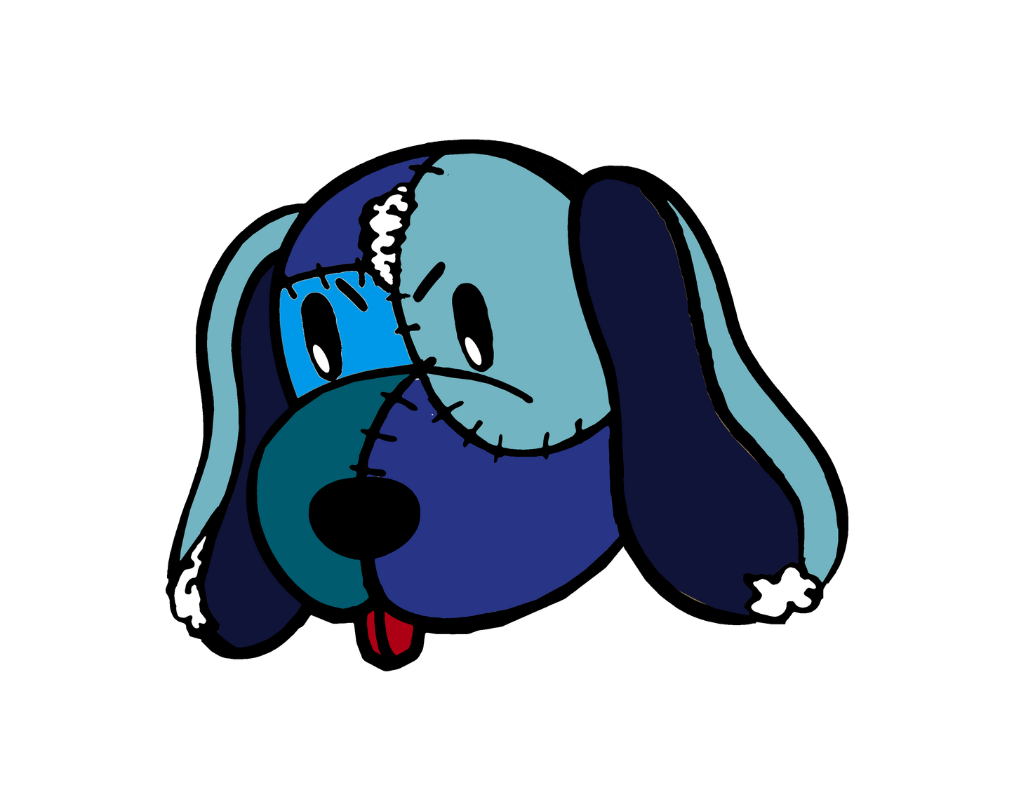 Patchwork Dog - Youth Hoodie