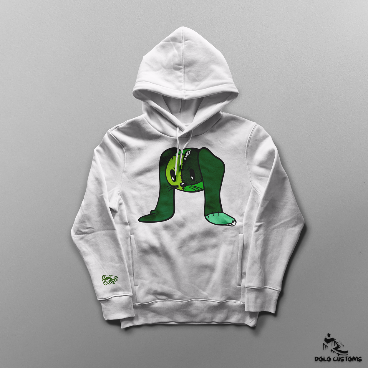 Patchwork Rabbit Heavyweight Hoodie