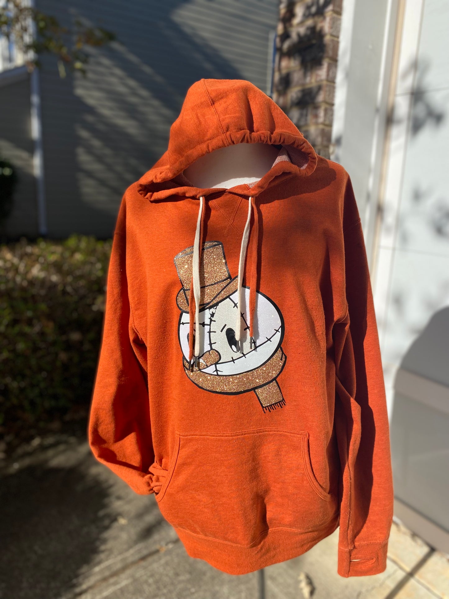 Patchwork Snowman Hoodie