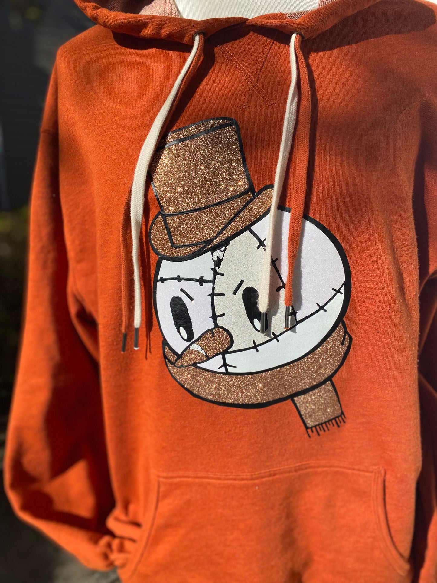 Patchwork Snowman Hoodie