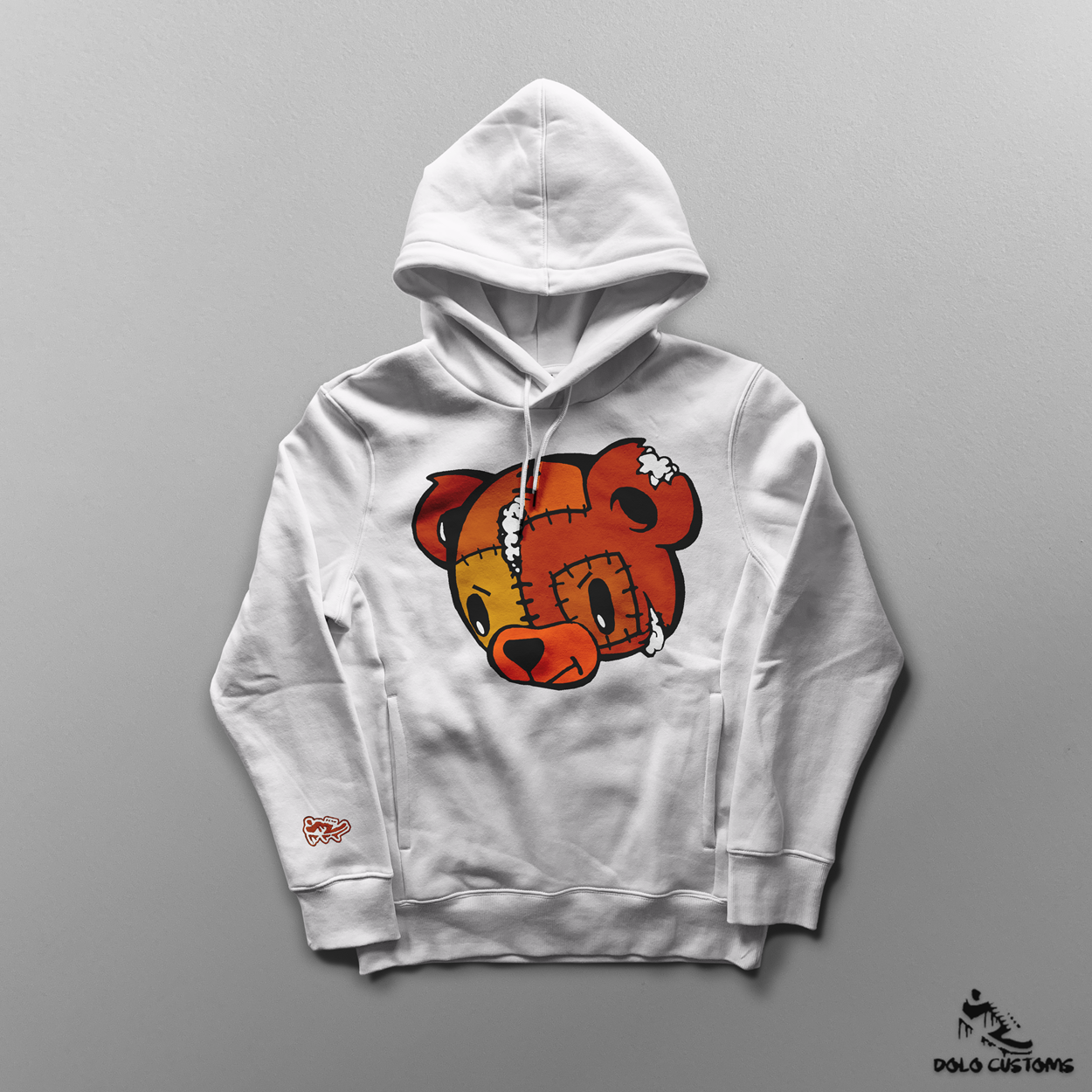 Patchwork Bear Heavyweight Hoodie