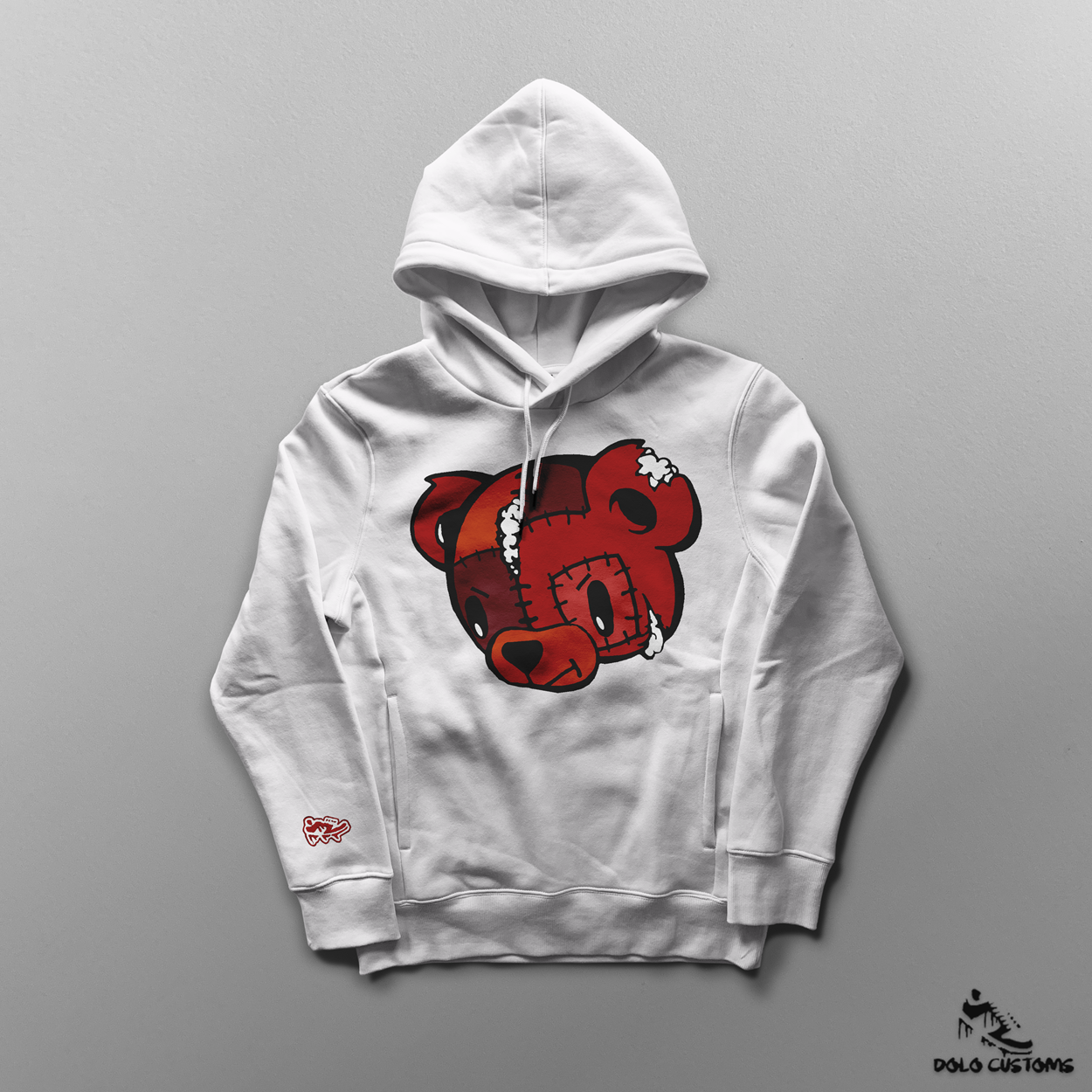 Patchwork Bear Heavyweight Hoodie