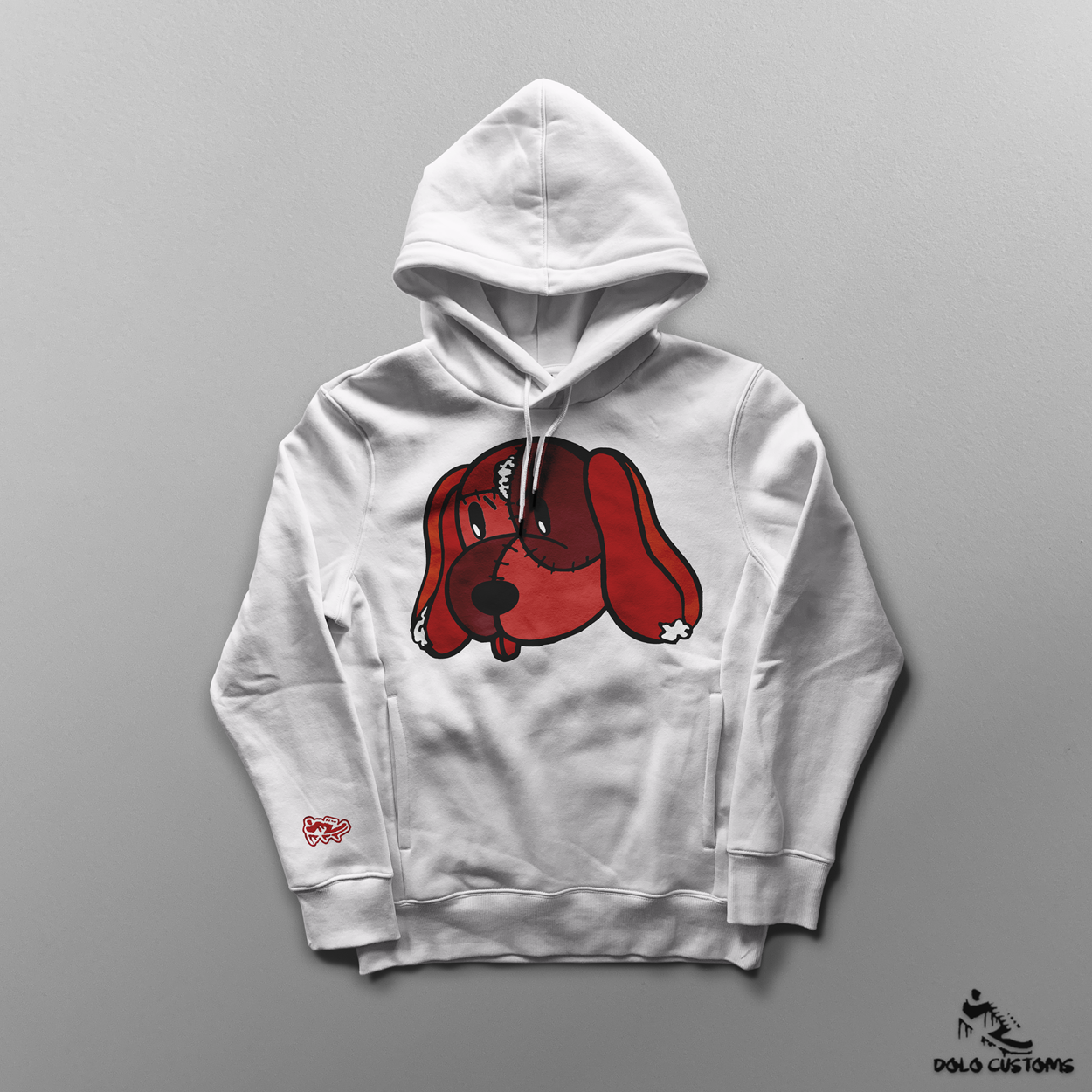 Patchwork Dog Heavyweight Hoodie