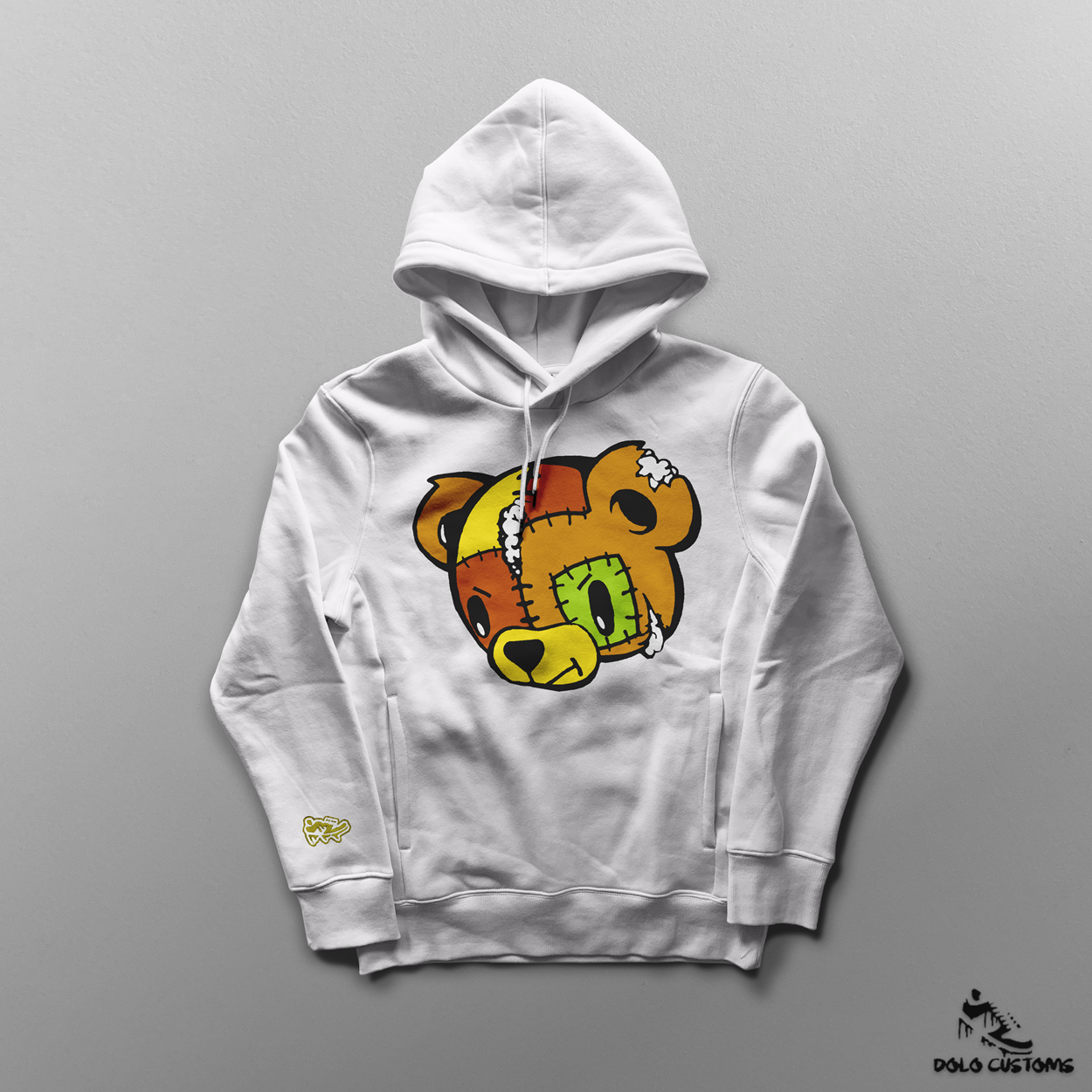 Patchwork Bear Standard Hoodie