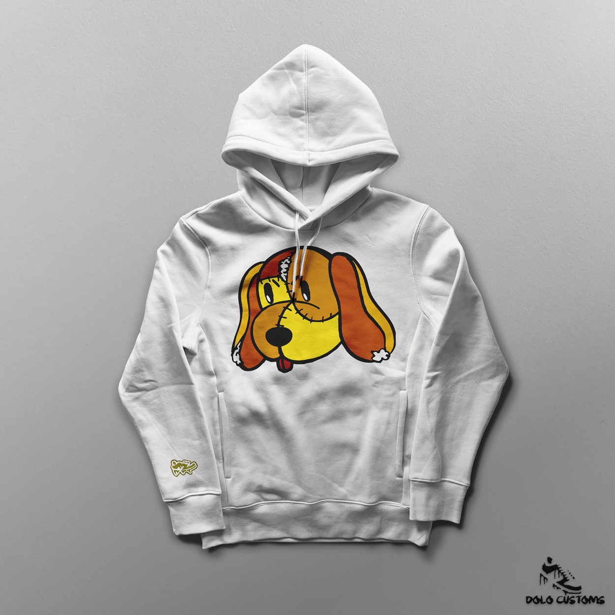Patchwork Dog Standard Hoodie