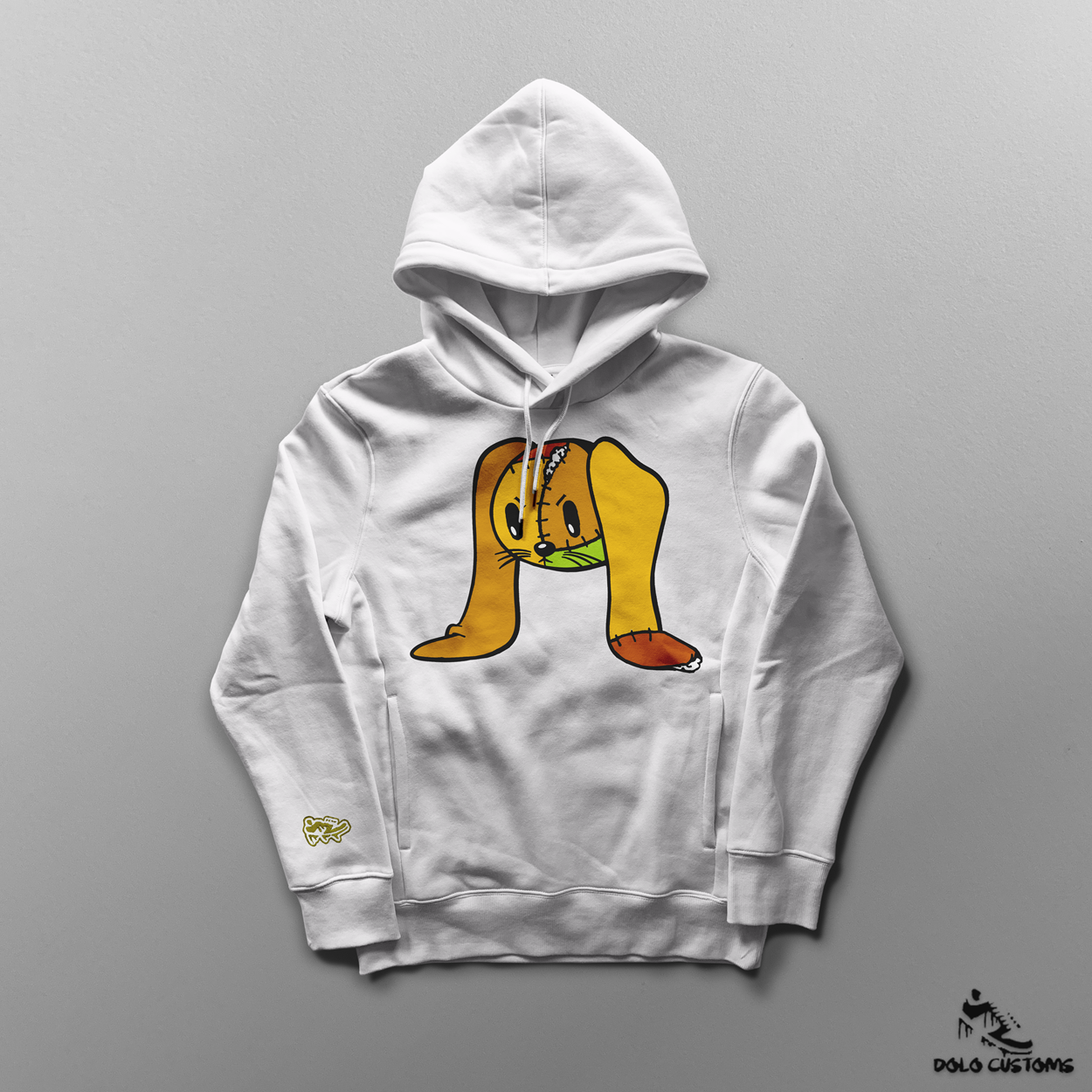 Patchwork Rabbit Heavyweight Hoodie