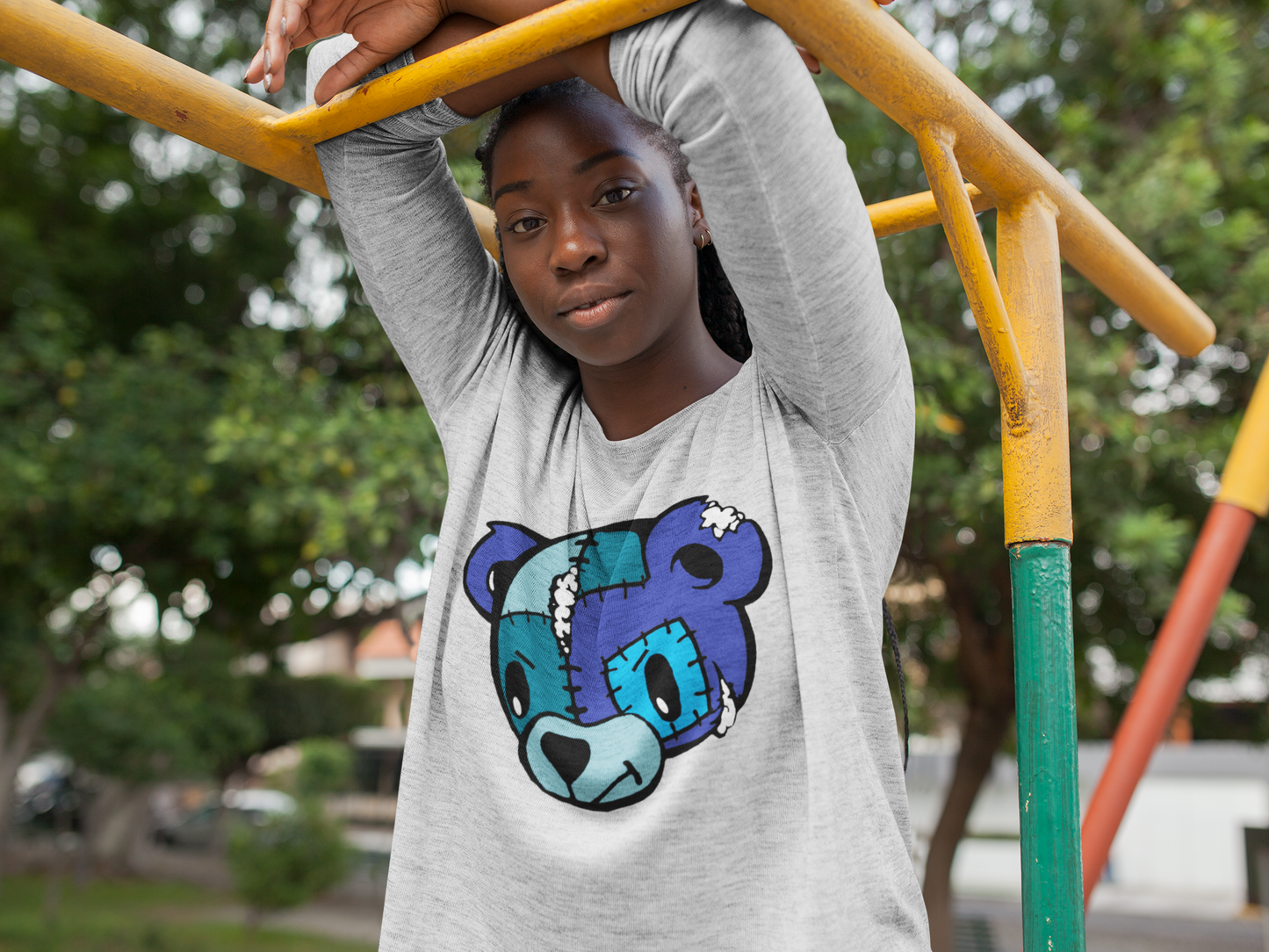 Patchwork Bear Sweatshirt