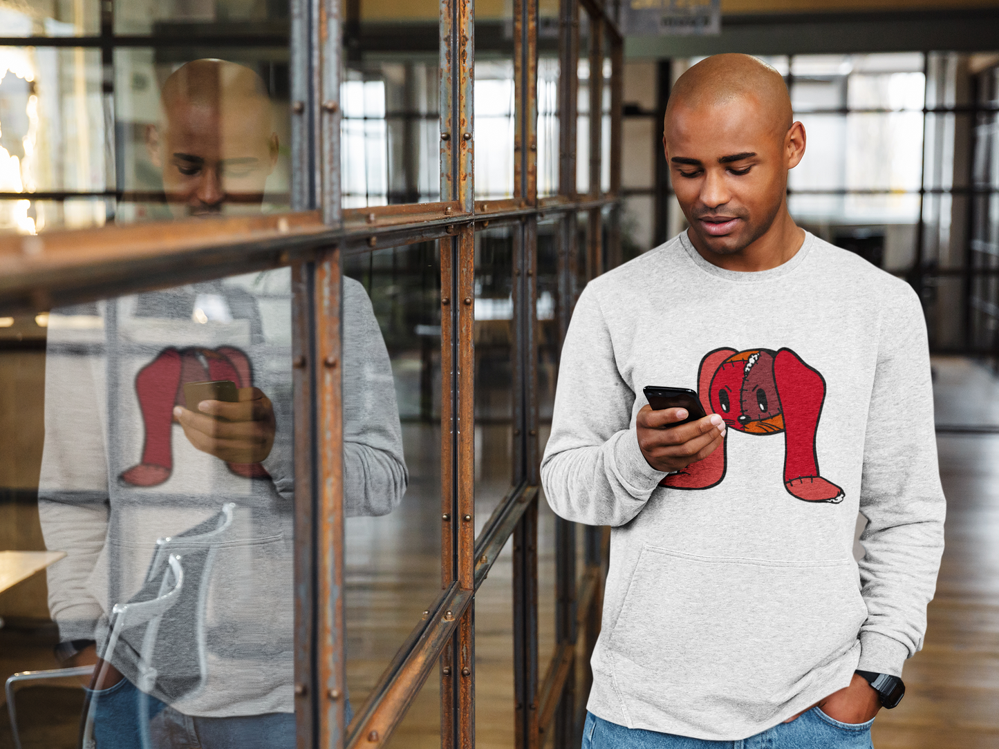 Patchwork Rabbit Sweatshirt