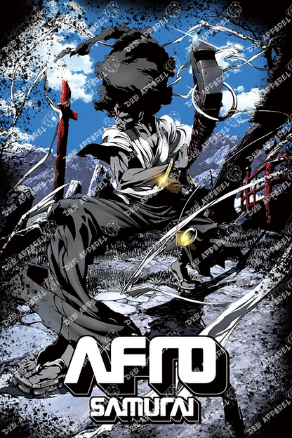 Afro Samurai - Blue Tone TShirt