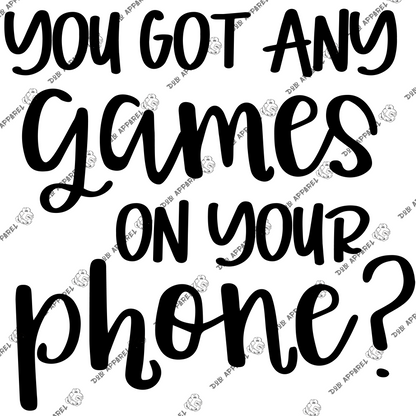 Games on Your Phone? Infant Onesie