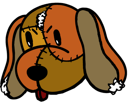 Patchwork Dog - Youth Hoodie