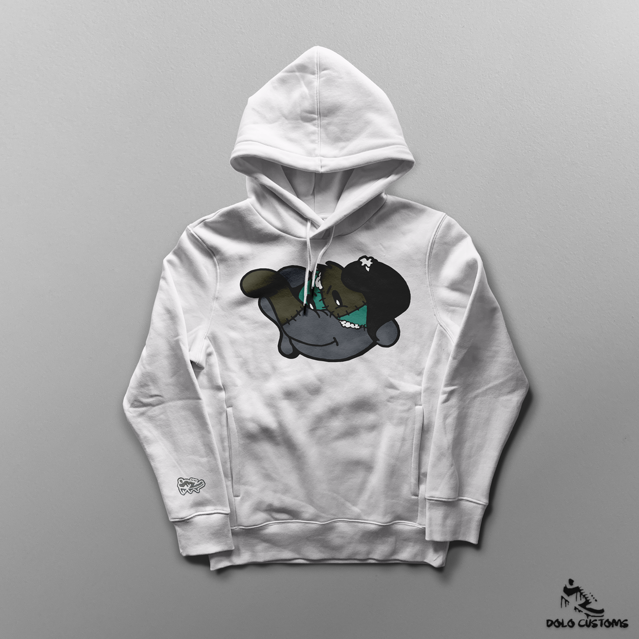 Patchwork Elephant Heavyweight Hoodie