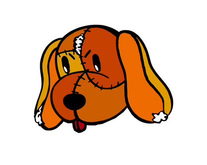 Patchwork Dog - Youth Hoodie