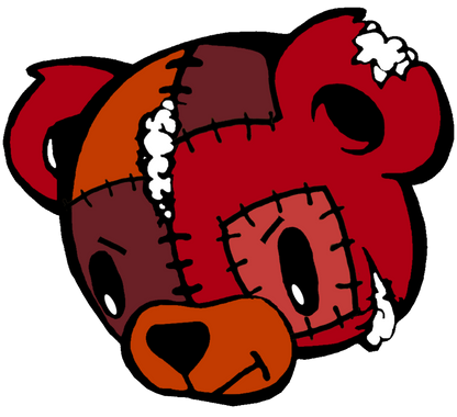 Patchwork Bear- Youth Hoodie