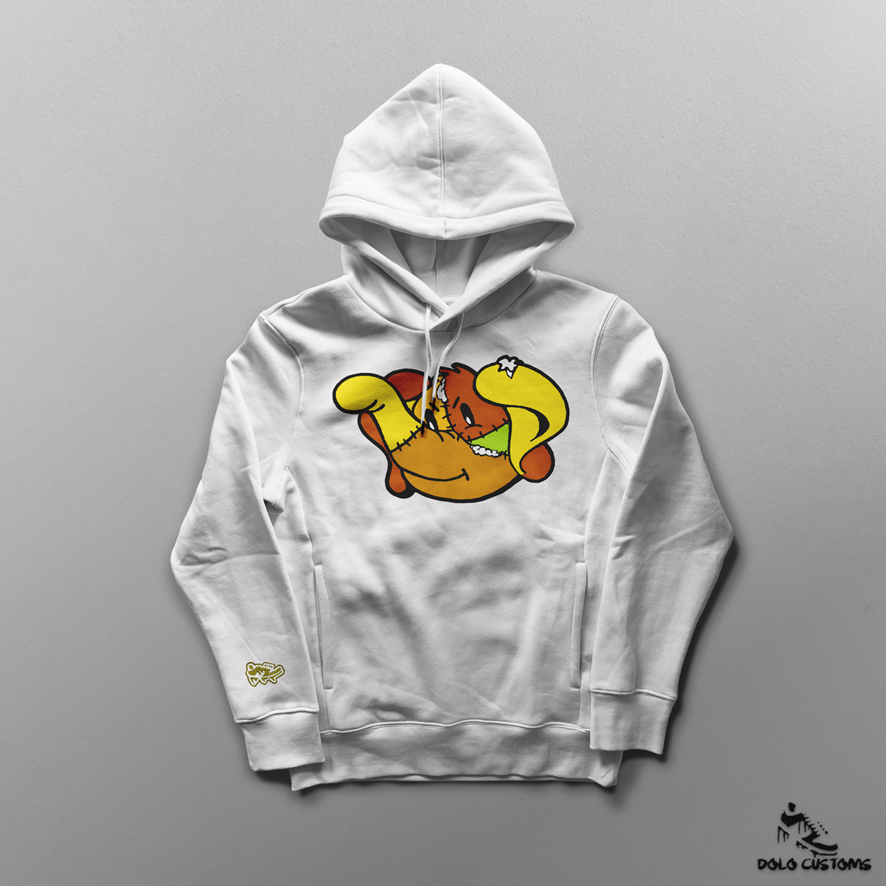 Patchwork Elephant Heavyweight Hoodie