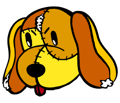 Patchwork Dog - Youth Hoodie