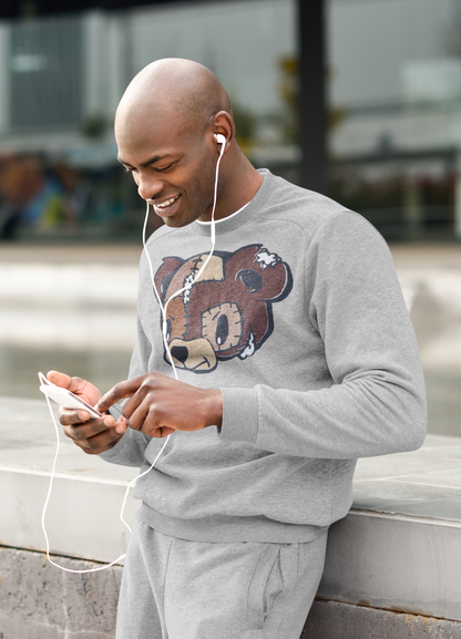 Patchwork Bear Sweatshirt