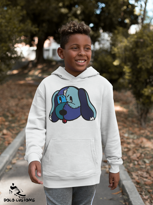 Patchwork Dog - Youth Hoodie