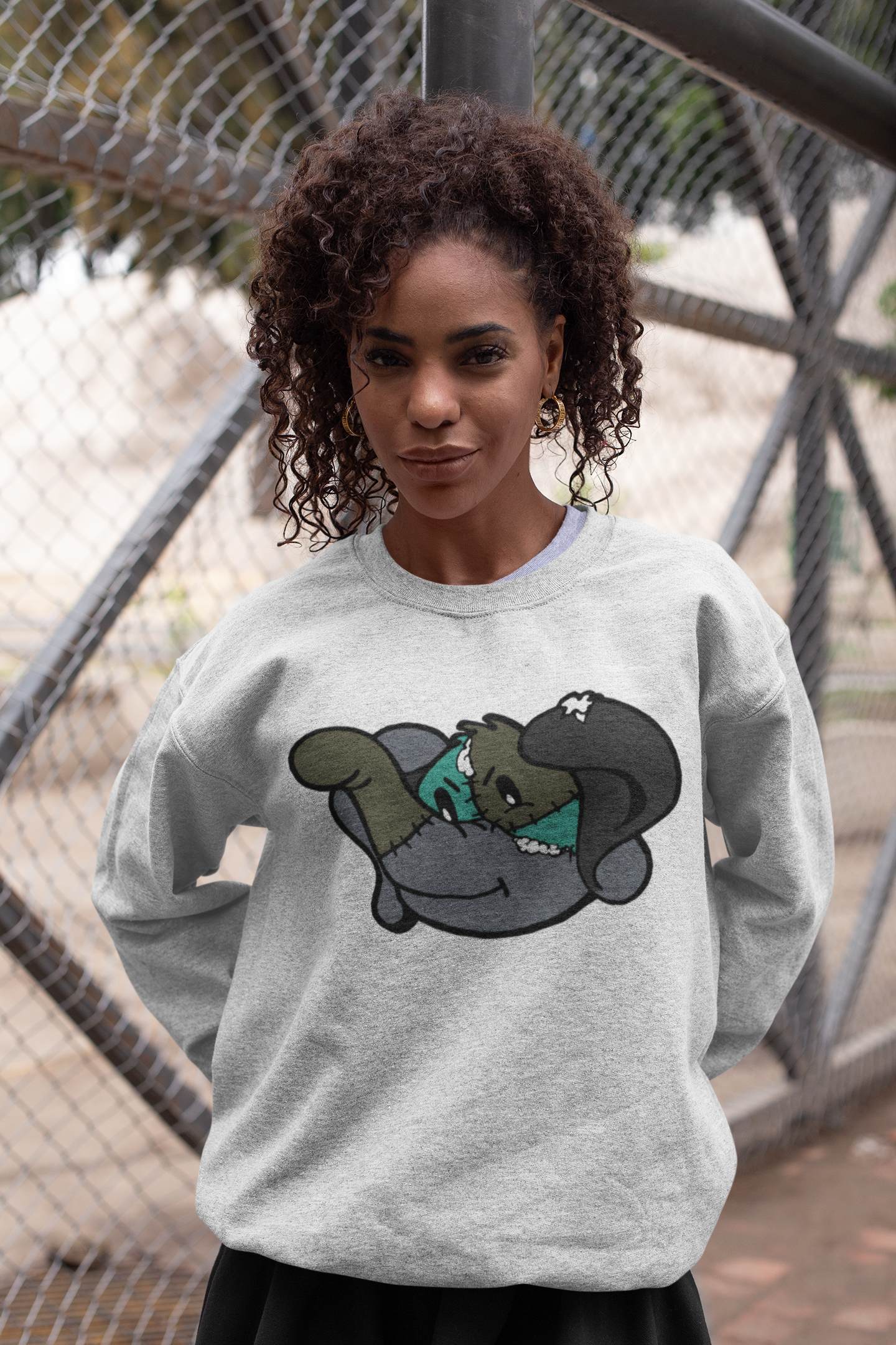Patchwork Elephant Sweatshirt